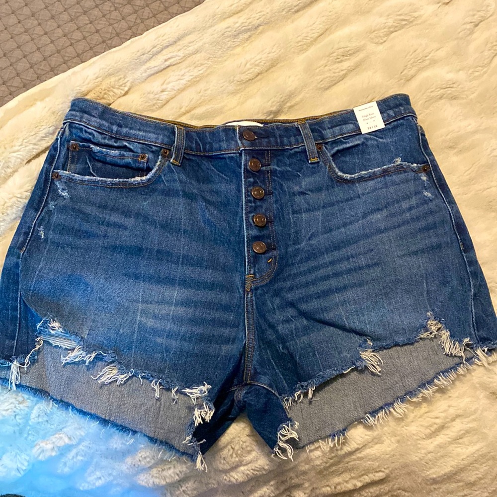 High Rise Mom Short